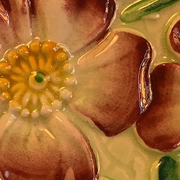 Set of 2 Majolica Carlton ware made in England - Picture 7 of 14